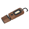 Rechargeable 360° Inspection Lamp 7 SMD + 3W LED Lithium-ion -  Product code LED 3602WE  WOOD EFFECT