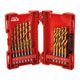 Milwaukee Shockwave HSS-G TiN Red Hex - 19 pc Set