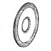 Massey Ferguson Tractor Brake Disc for wet brakes.