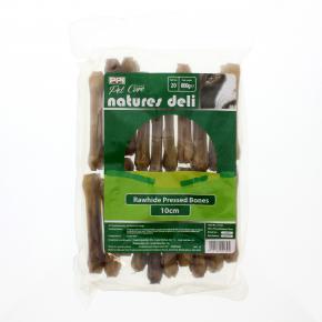 Pet Products Rawhide Pressed Knuckles 4.5" Pet Products Rawhide Pressed Knuckles 4.5"