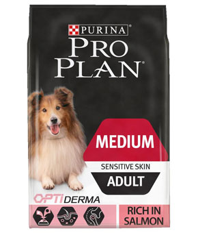 Pro Plan Opti-Derma Sensitive Skin Medium Adult