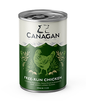 Canagan is a complete and balanced grain-free food with organic vegetables, fresh meat and chelated minerals.