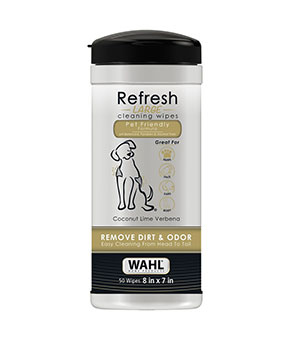 Wahl Dog Cleaning Wipes - Coconut Lime Wahl Dog Cleaning Wipes - Coconut Lime