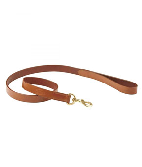Weatherbeeta Padded Leather Dog Lead Tan