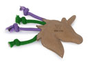 Digby & Fox Leather Unicorn Dog Toy