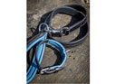 LeMieux Windsor Dog Lead Ice Blue/Black