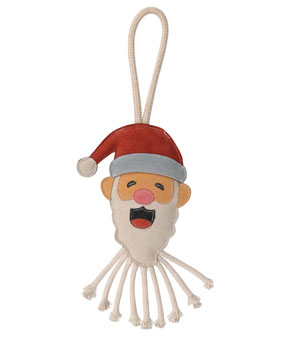 Benji & Flo Christmas Dog Toys - Santa Claus